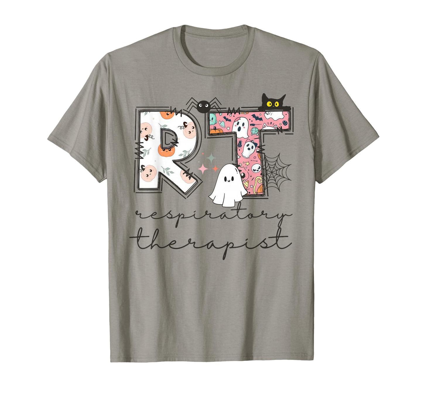 Respiratory Therapist Ghost RT Respiratory Therapy Halloween T-Shirt