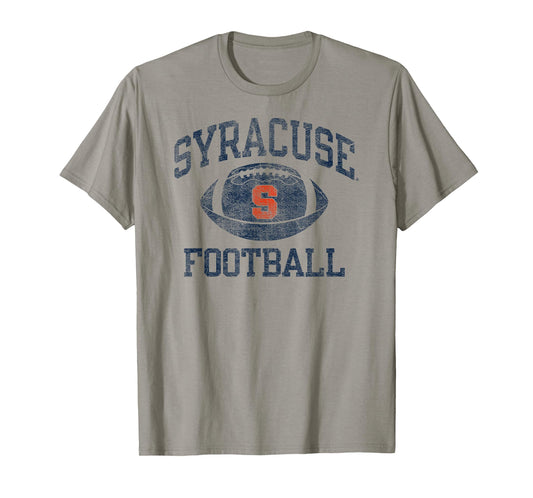 Syracuse Orange Football Intensity Vintage White T-Shirt