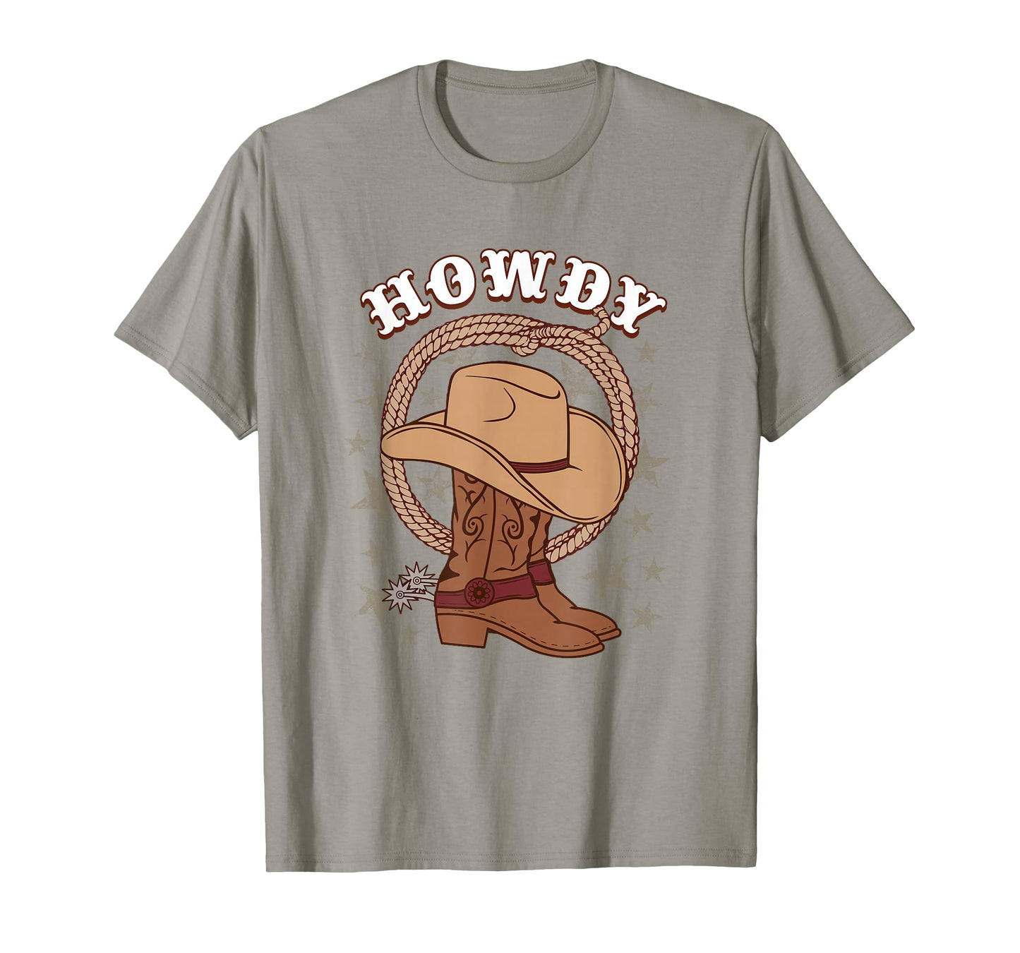 American Western Howdy Gear for Cowboys & Cowgirls Howdy Funny Cowboy Boots Hat Texas Rodeo Country Western T-Shirt