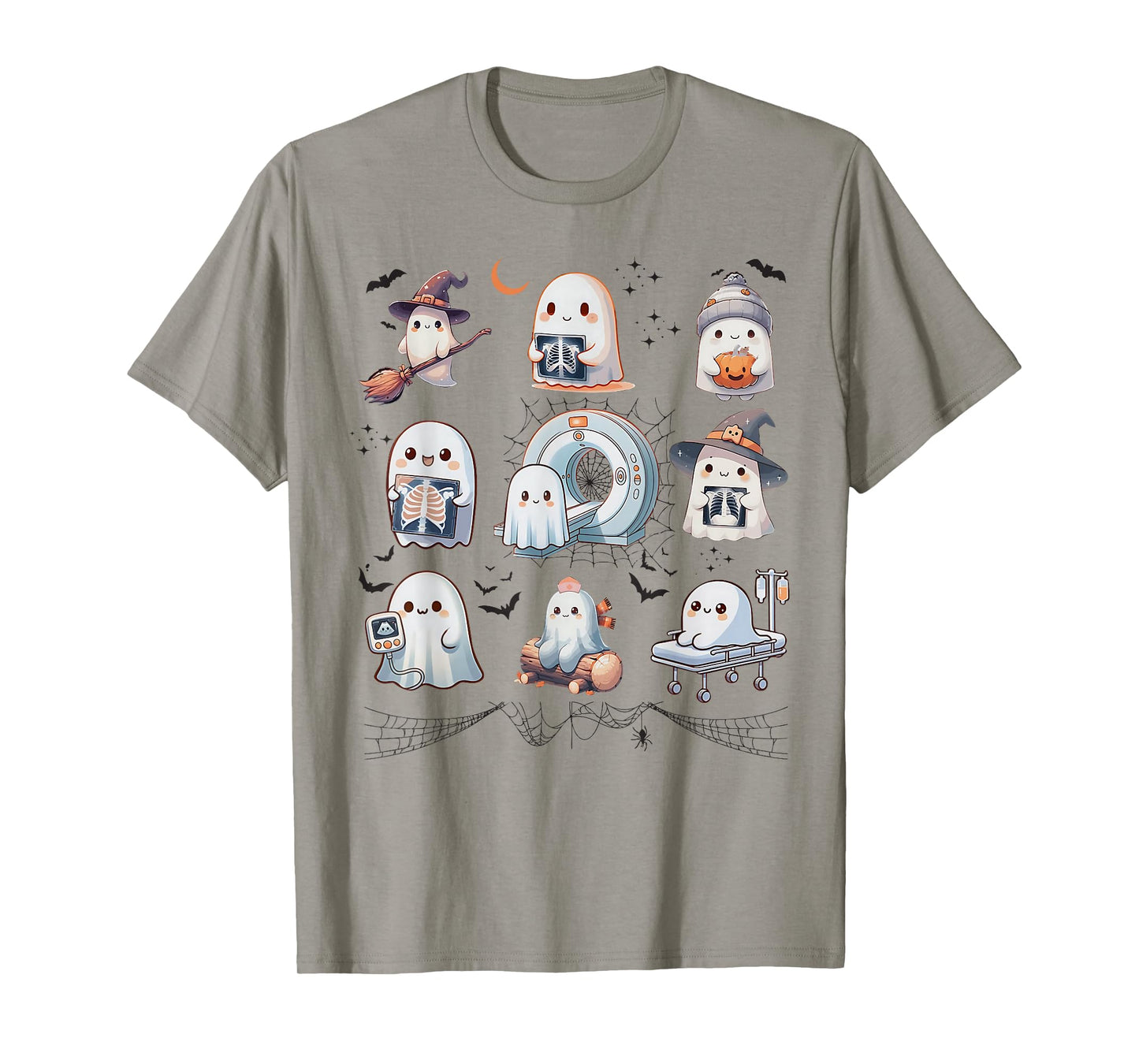 Halloween Radiology Crew X-Ray Tech Ghosts Rad Tech MRI T-Shirt