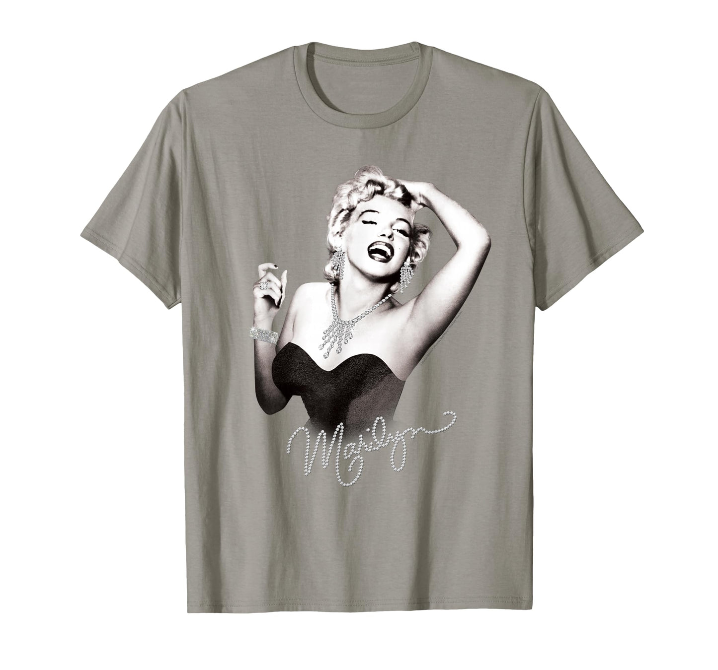 Marilyn Monroe Black and White Glam T-Shirt