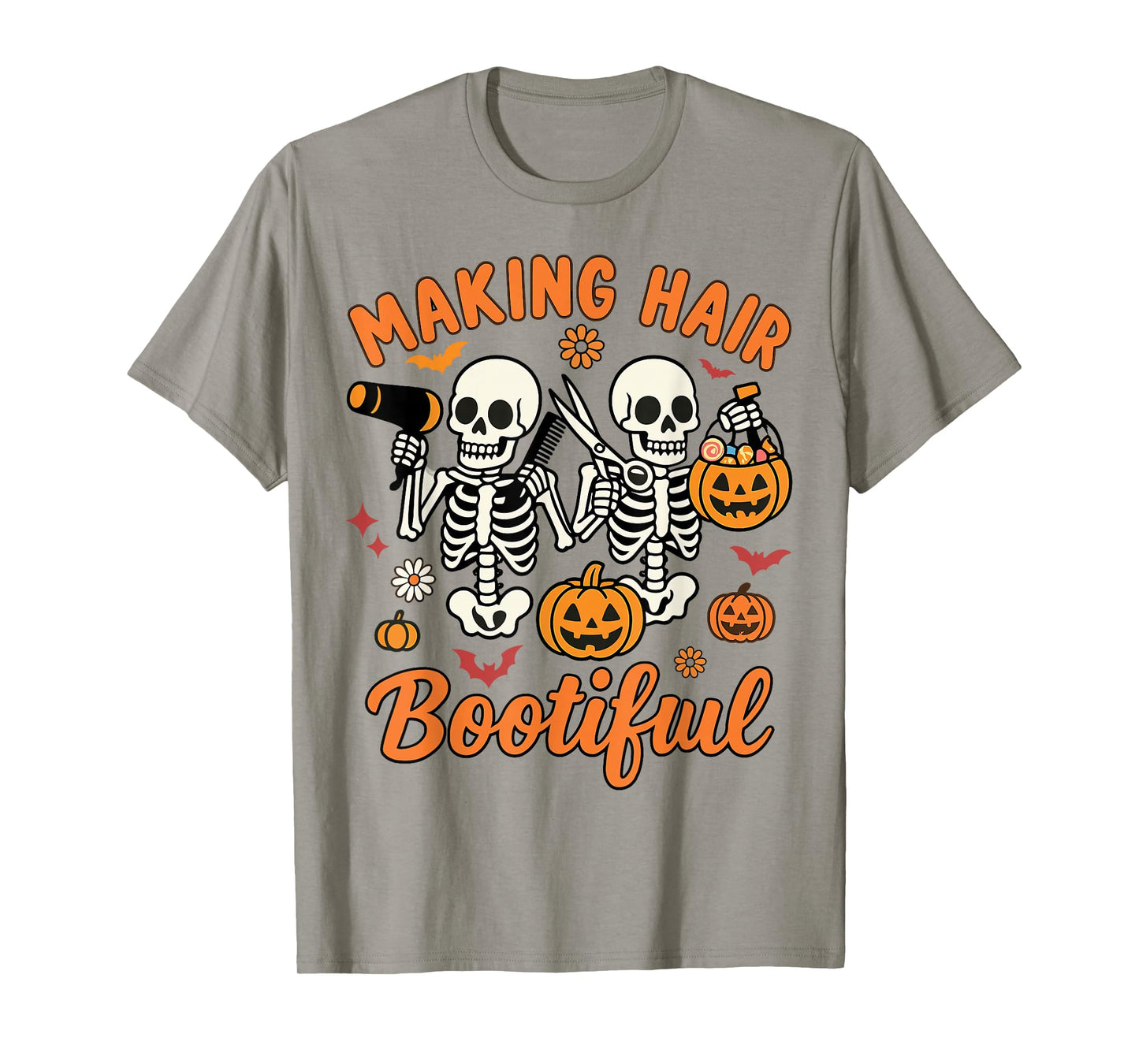 Making Hair Bootiful Funny Scary Ghost Hairdresser Halloween T-Shirt