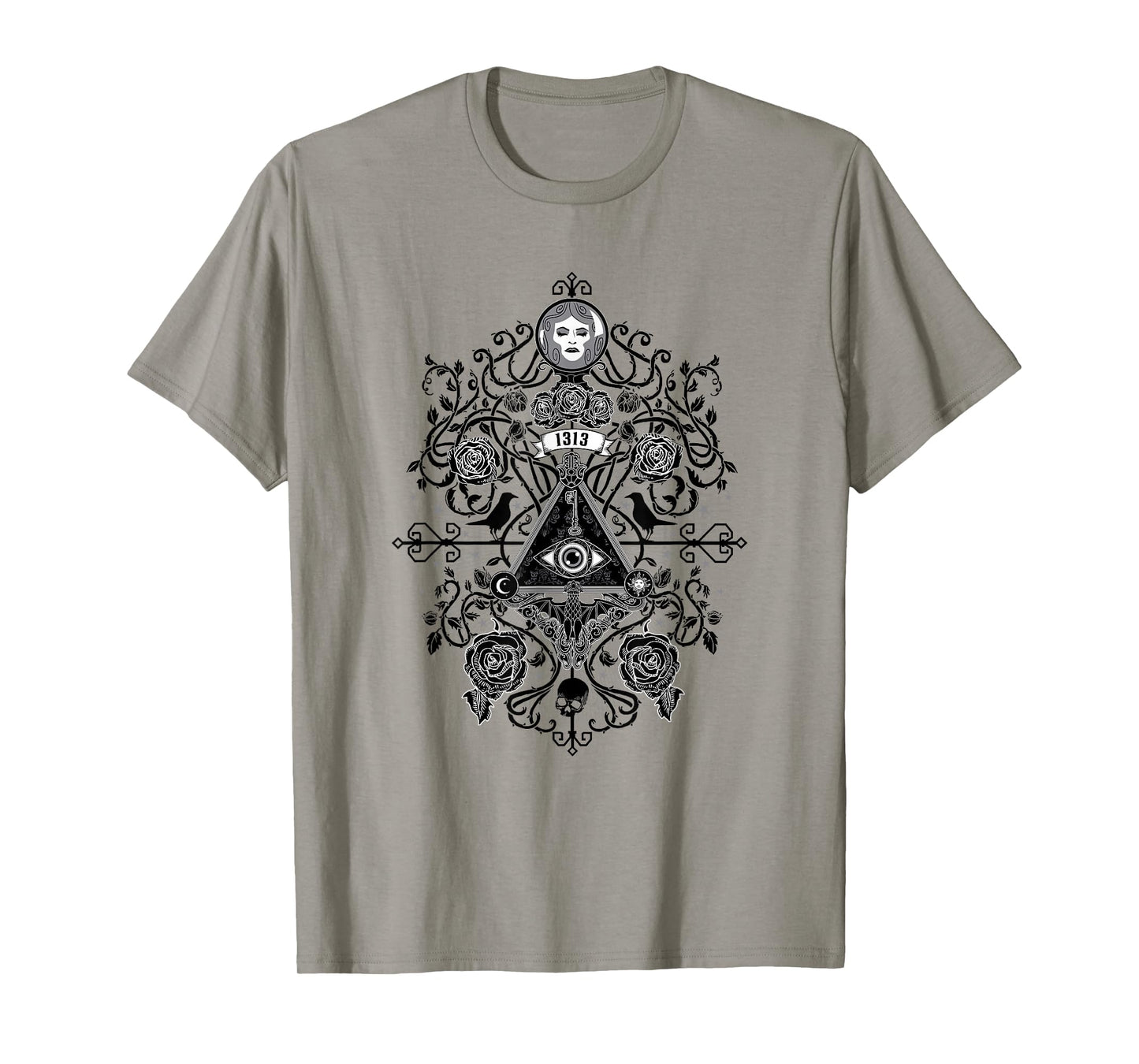 The Haunted Mansion 1313 Disneyland DR All Seeing Eye Symbol T-Shirt