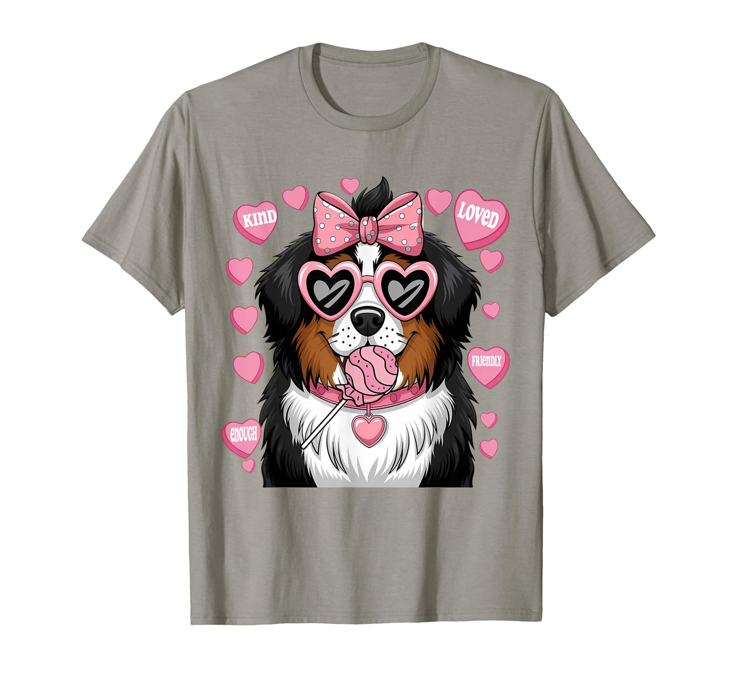 Bernese Mountain Coquette Dog Pet Lover Owner T-Shirt