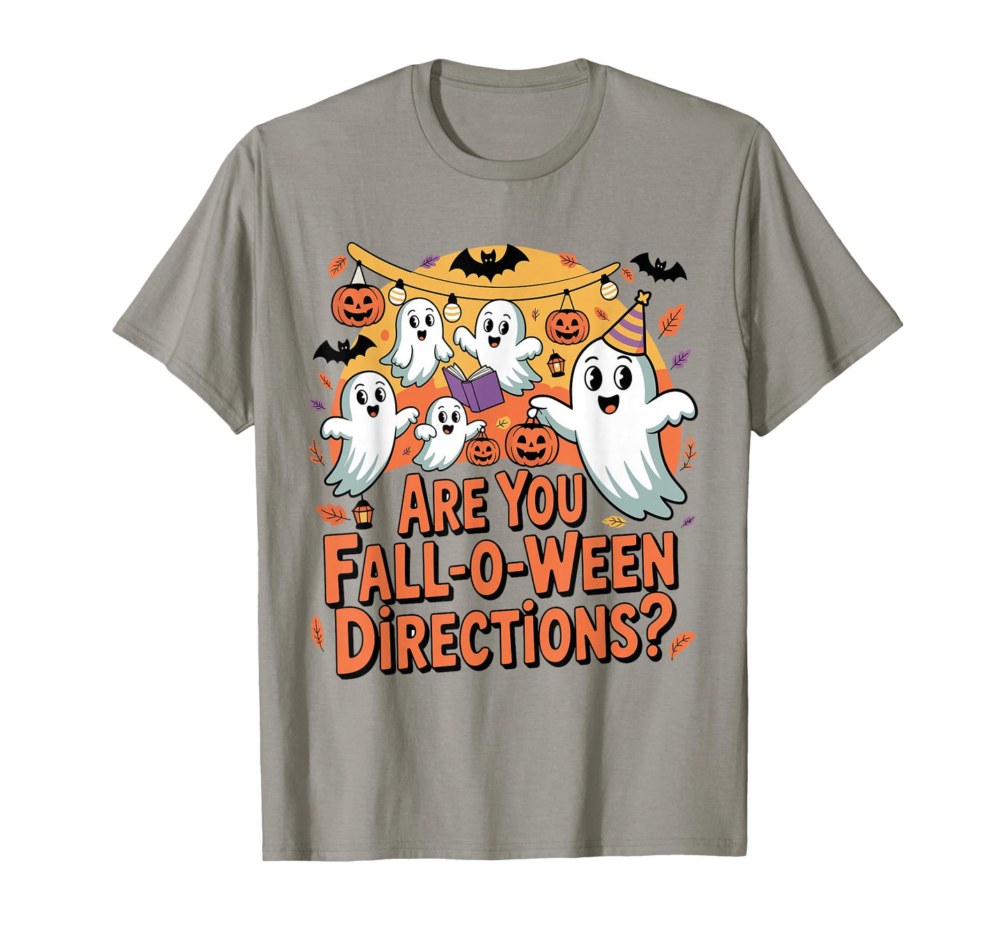Funny are You Fall O Ween Directions Teacher Halloween Women T-Shirt