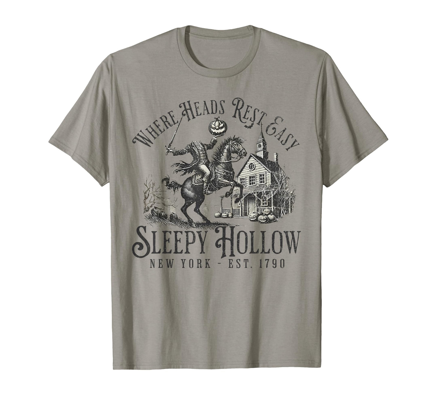 Headless Horseman Sleepy Hollow Jack O Lantern Halloween T-Shirt