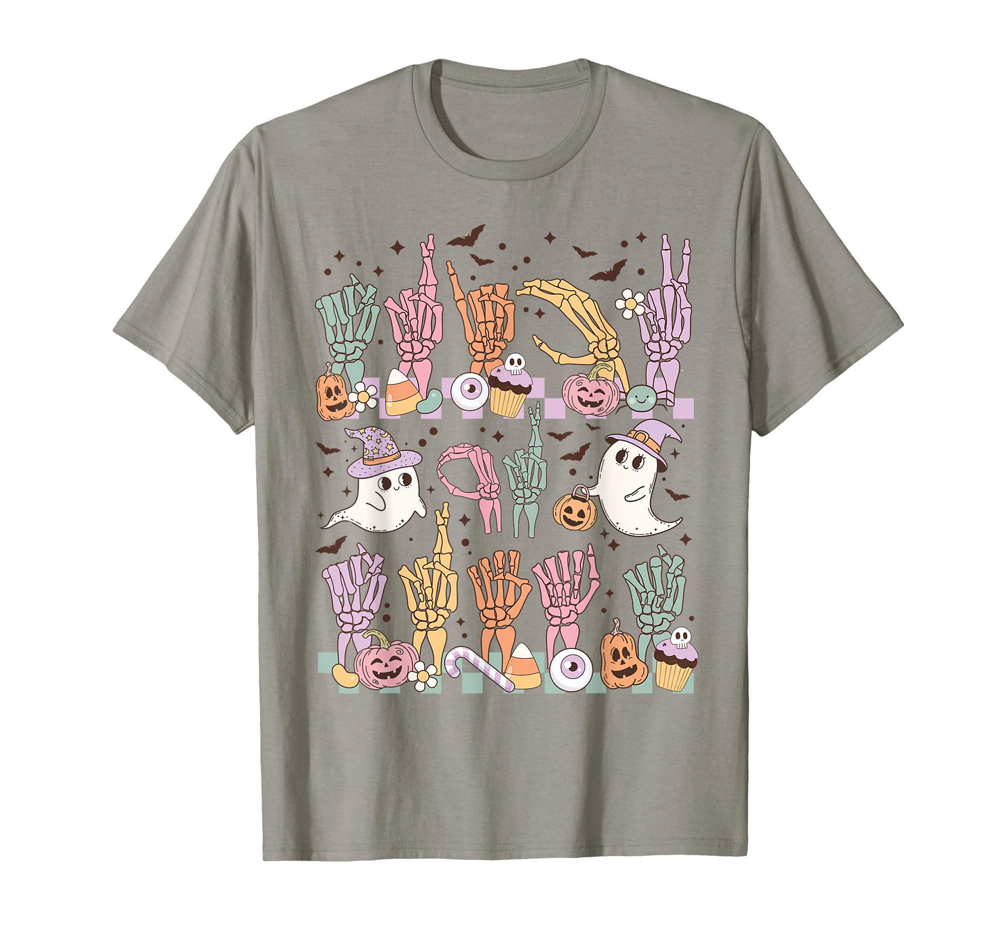 Trick or Treat ASL Hands American Sign Language Halloween T-Shirt