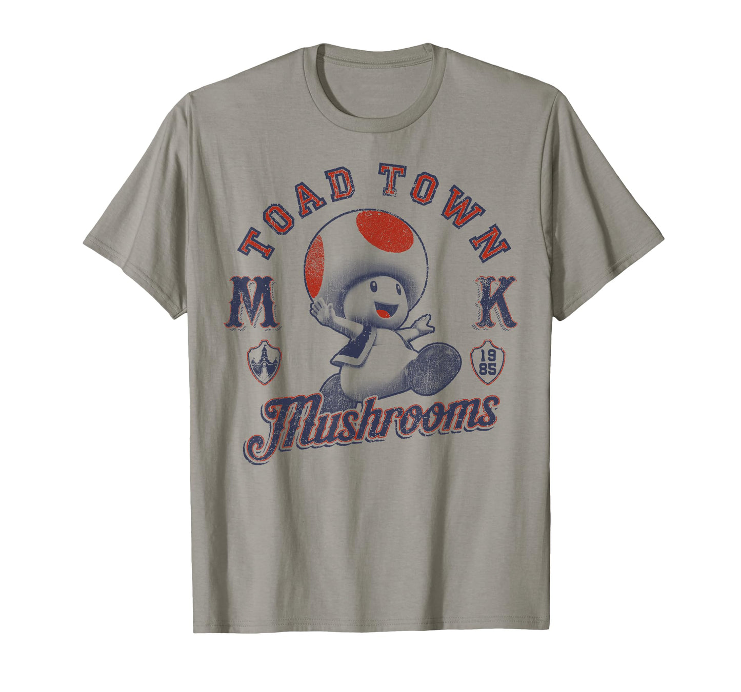 Super Mario Toad Town Mushrooms T-Shirt