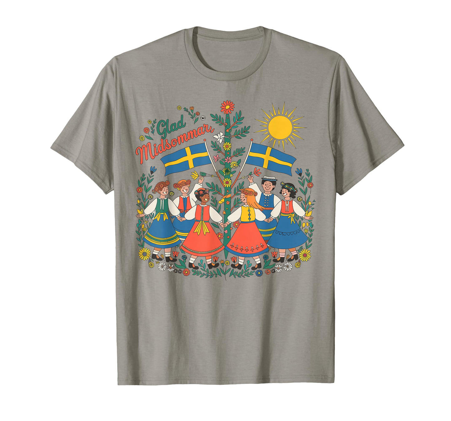 Glad Midsommar Swedish Celebration of Summer and Fertility T-Shirt