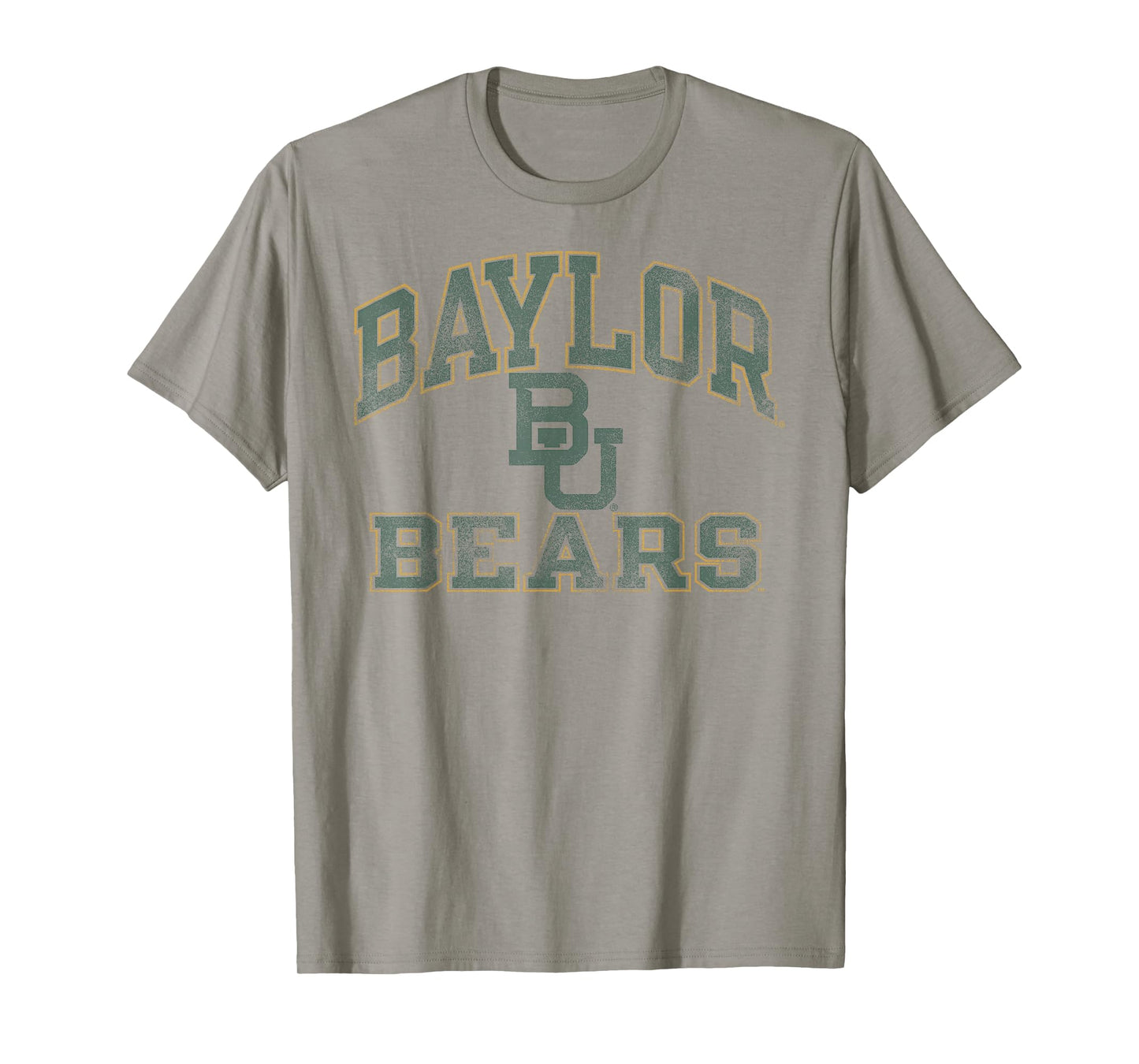 Baylor Bears Vintage Worn Gray Officially Licensed T-Shirt