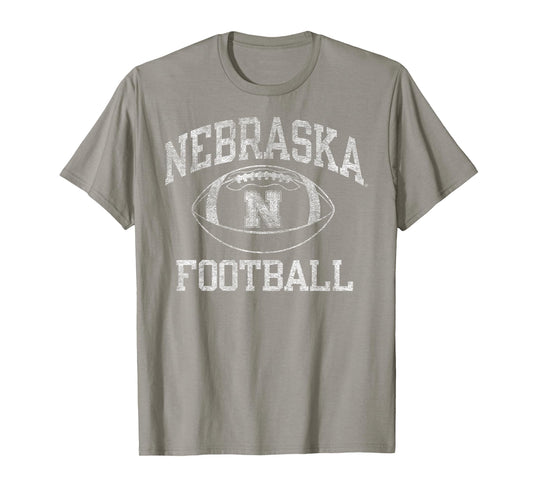 Nebraska Cornhuskers Football Intensity Vintage Red T-Shirt