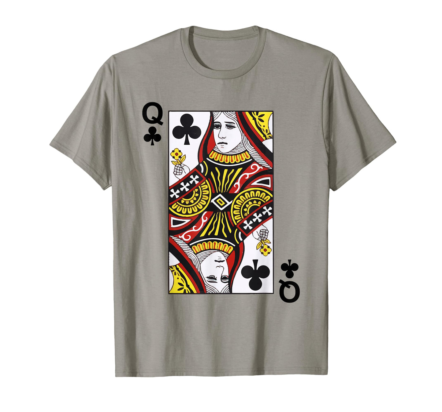 Queen of Clubs Blackjack Playing Cards Tshirt T-Shirt