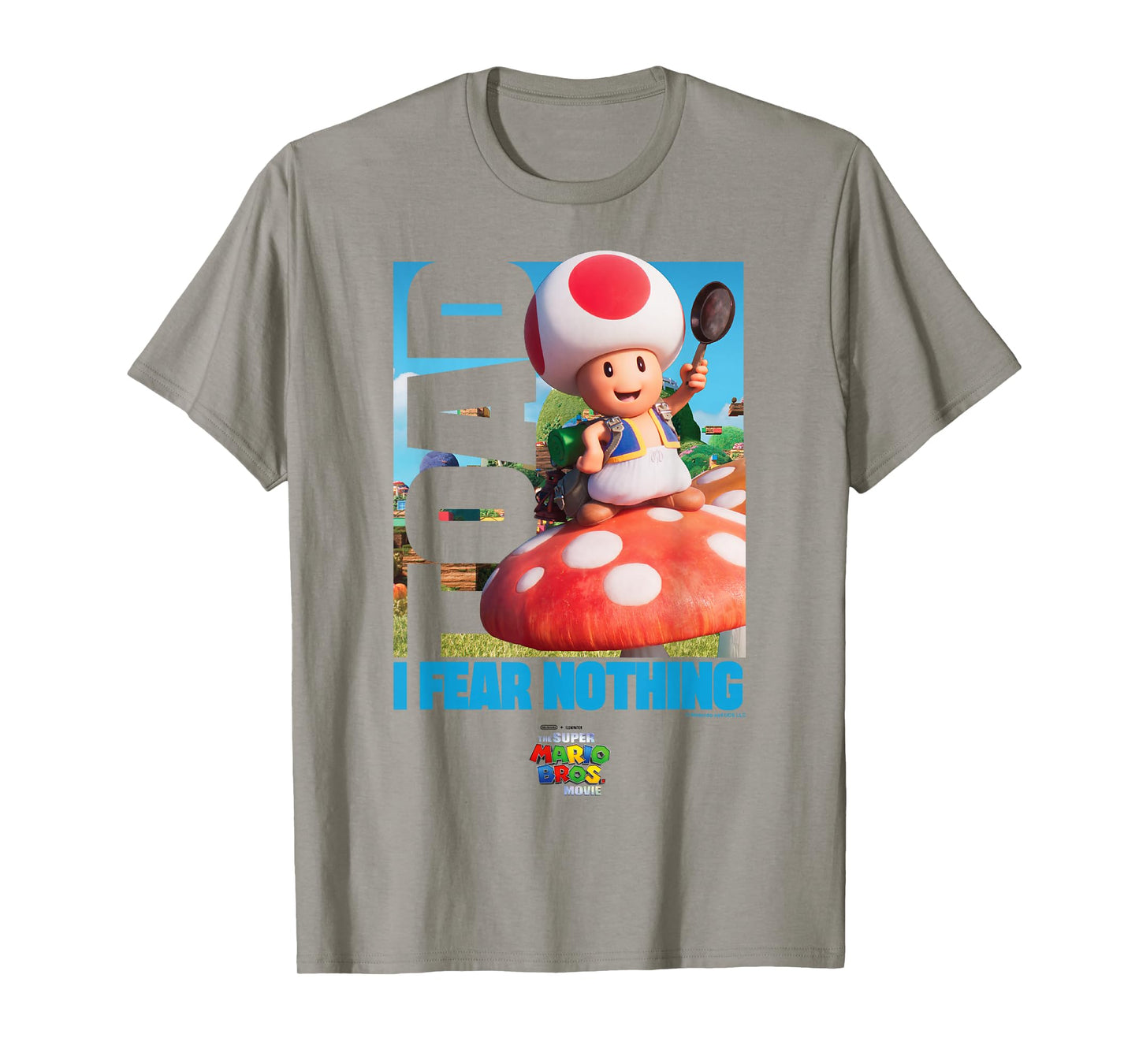 The Super Mario Bros. Movie I Fear Nothing Toad Poster T-Shirt