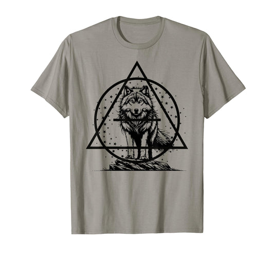 Therian Wolf Theta Delta Symbol T-Shirt