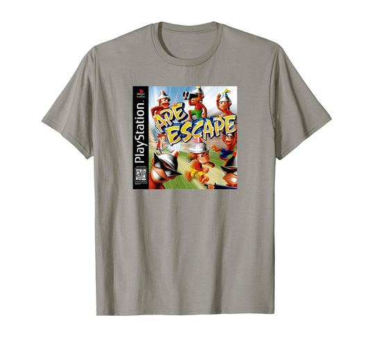 PlayStation Ape Escape PS1 Video Game Cover Art T-Shirt