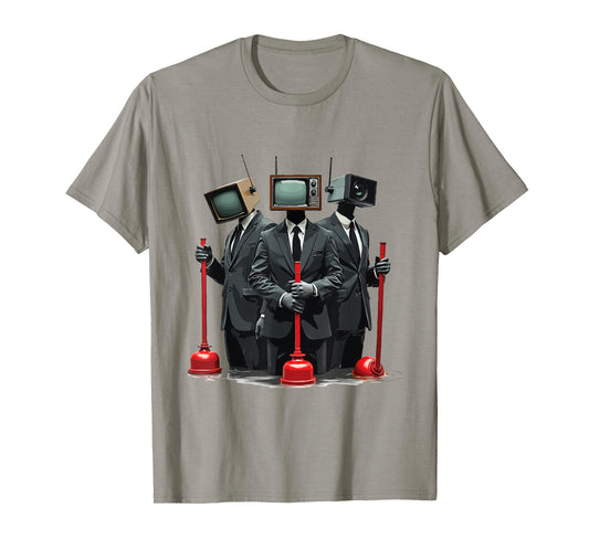 Skibidi toilet Tee, Birthday Boy Present for Kids, Adults T-Shirt