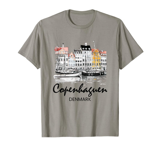 Copenhagen Denmark, danish T-Shirt