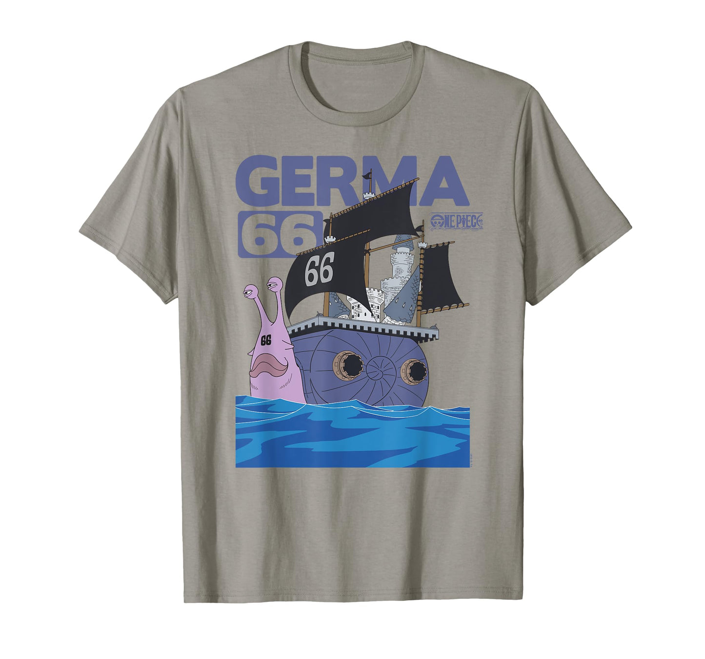 One Piece Anime Germa 66 Ship Sailing the Seas T-Shirt