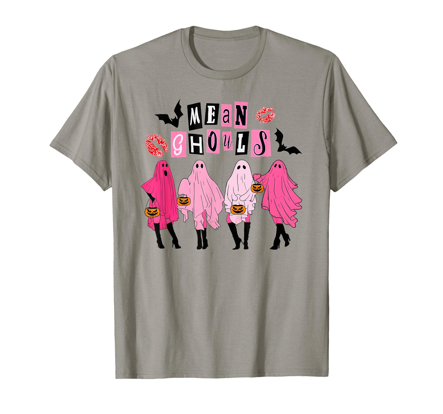 Cute Ghost Mean Ghouls Funny Halloween Spooky Season T-Shirt