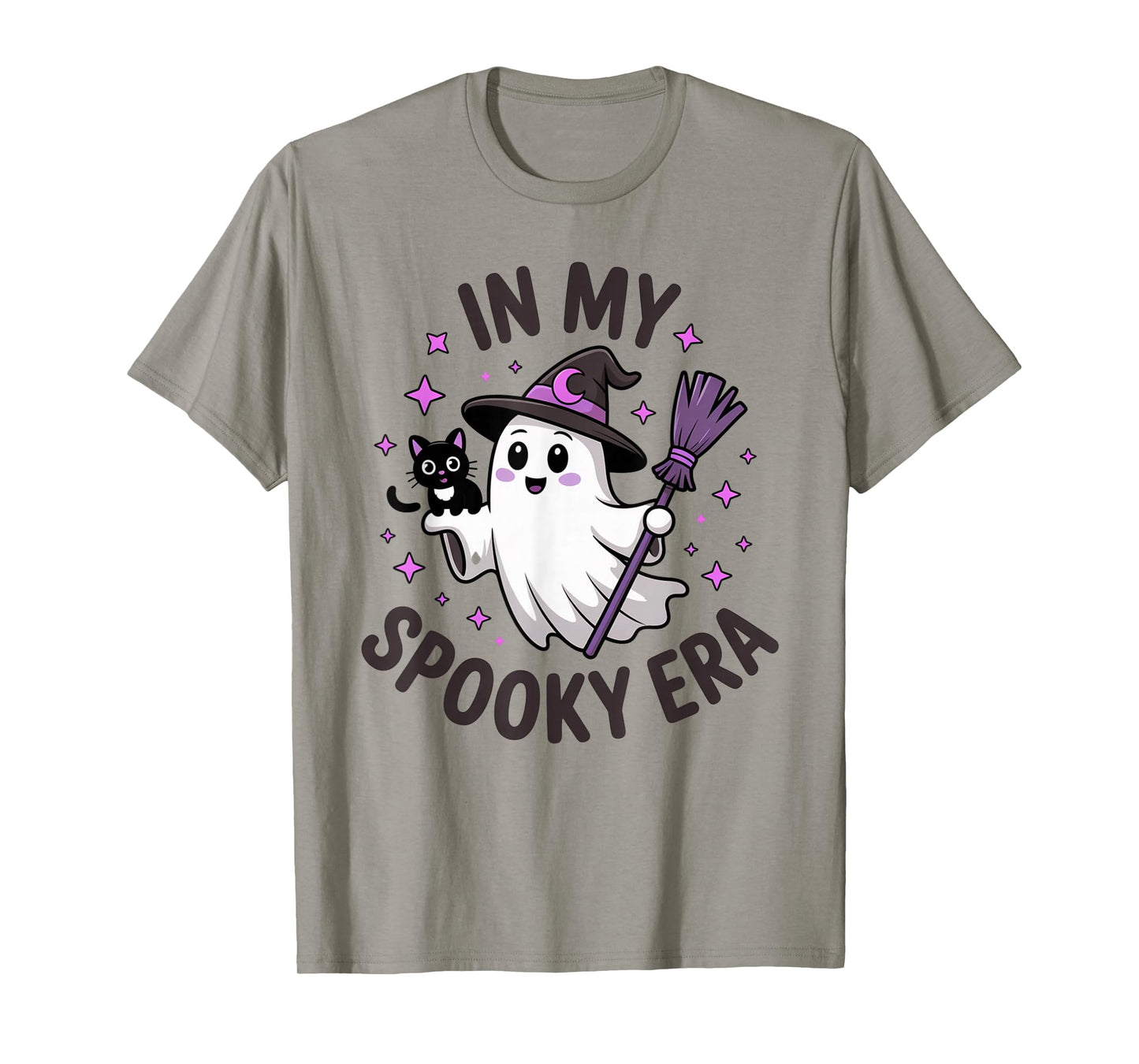 in My Spooky Era Funny Halloween Ghost Design Men Women Kids T-Shirt