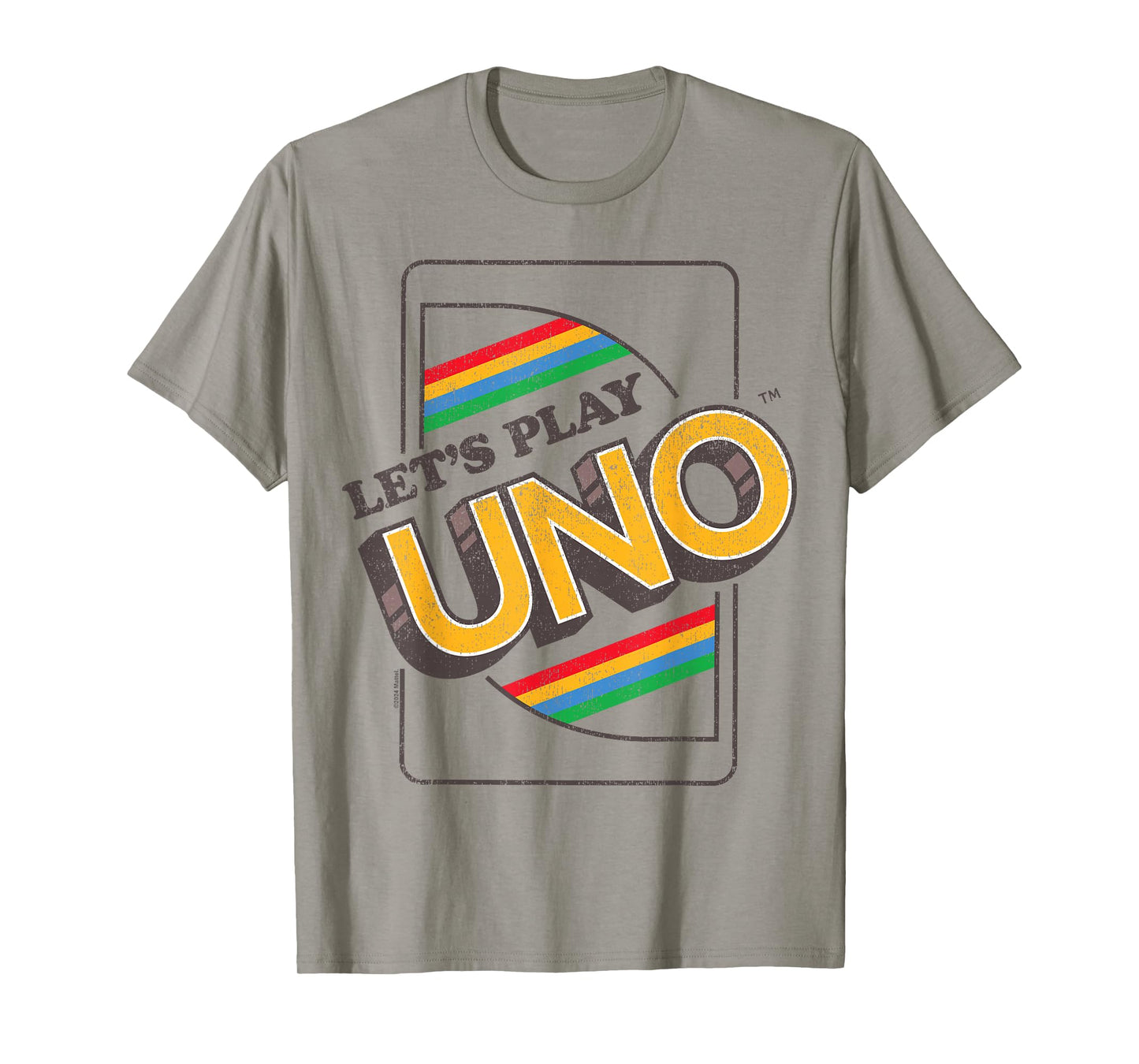 UNO Let's Play Rainbow UNO Card T-Shirt