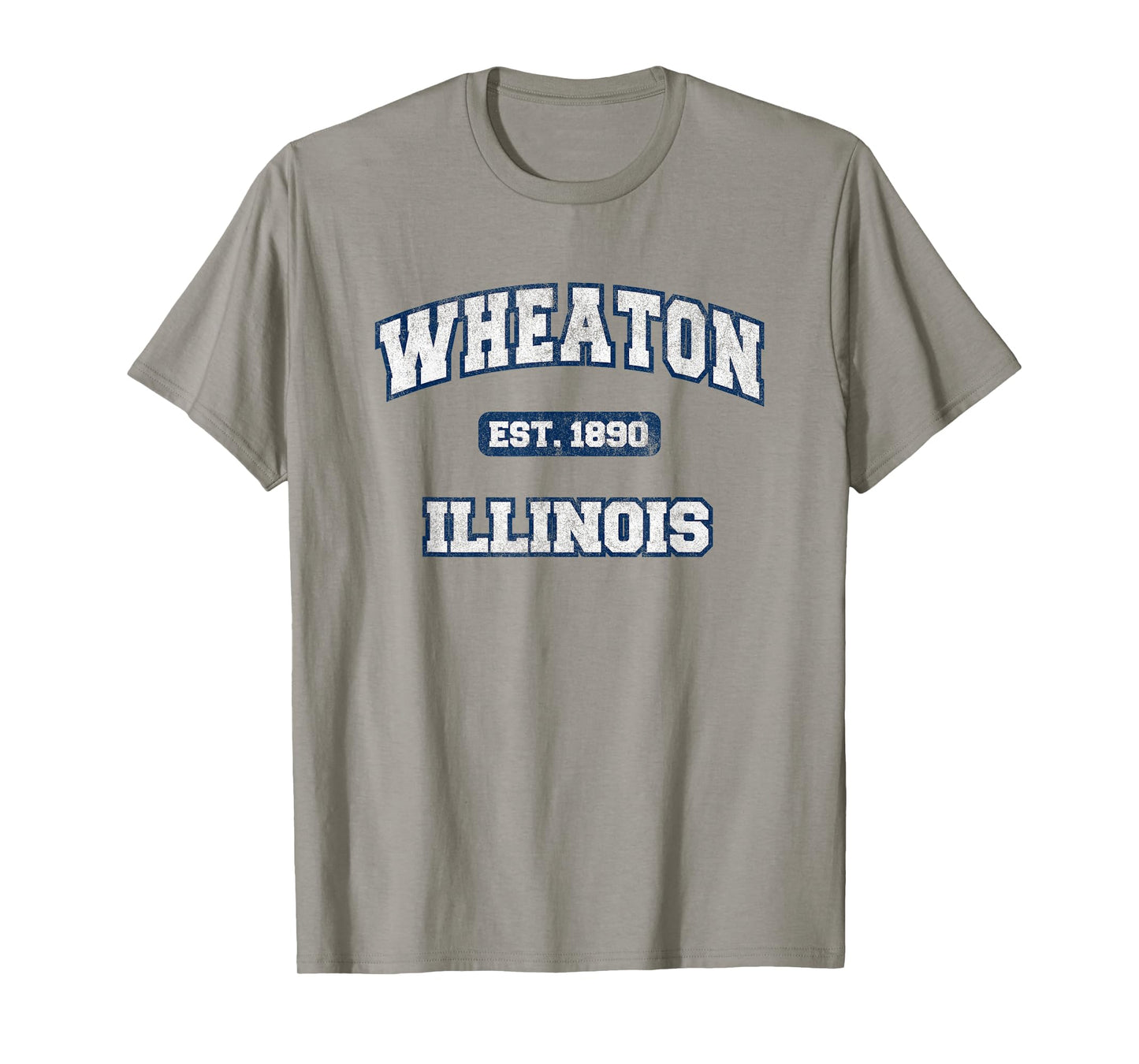 Wheaton Illinois Varsity College Style T-Shirt