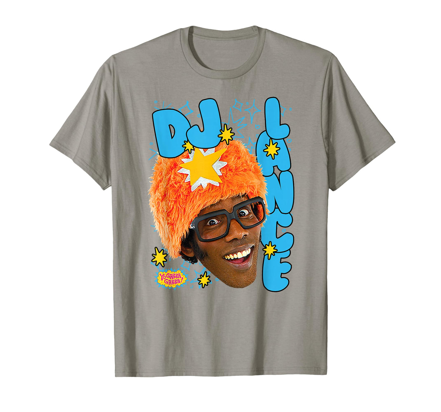 Yo Gabba Gabba! DJ Lance Photo Bubble Letters TV Show T-Shirt