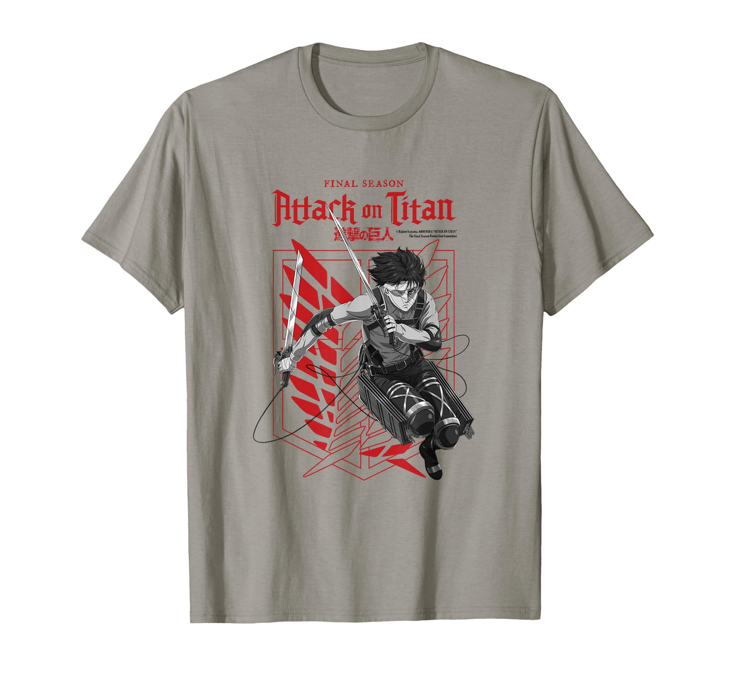 Attack on Titan Final Season - "Levi Ackerman" T-Shirt