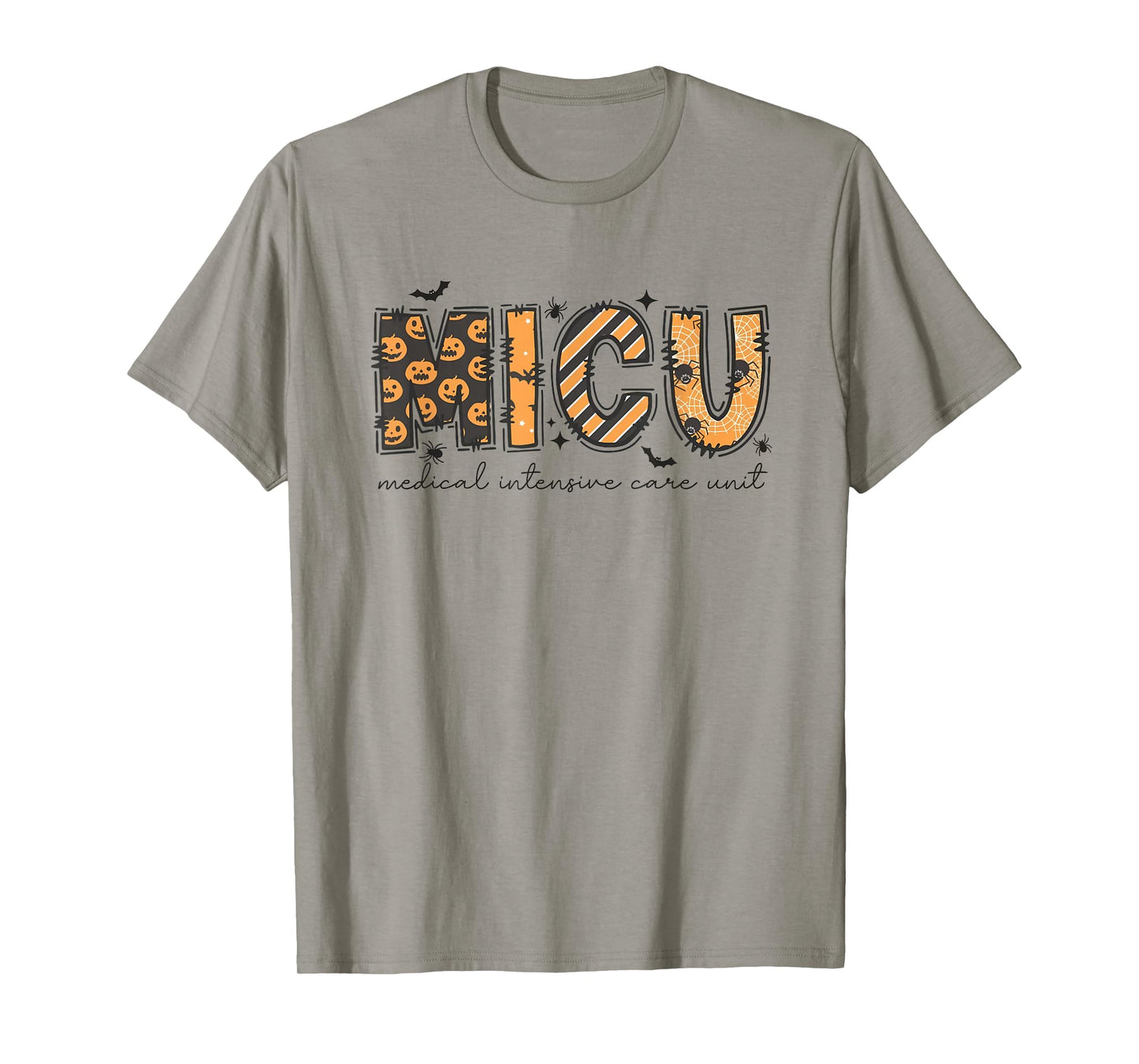 MICU Nurse Halloween Spooky Ghost Medical Intensive Care T-Shirt