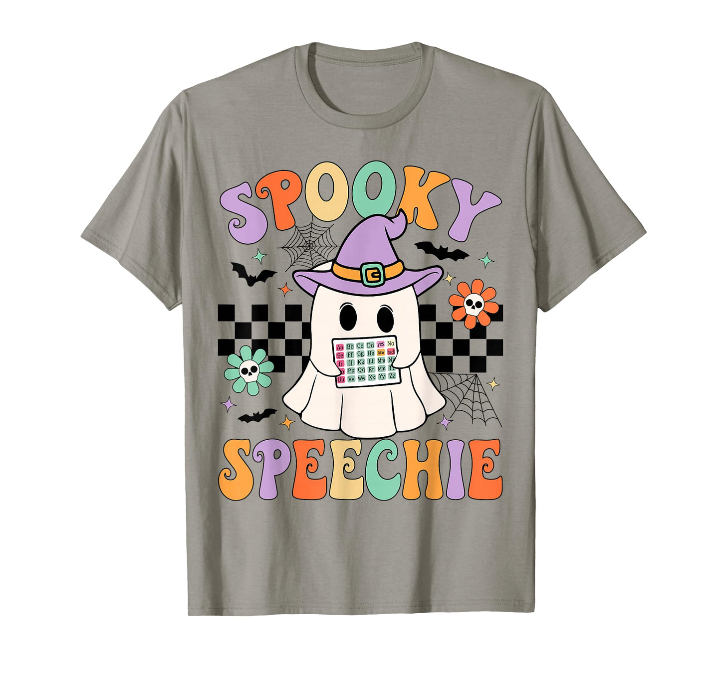 Spooky Speechie Speech Therapy Halloween Retro SLP Halloween T-Shirt