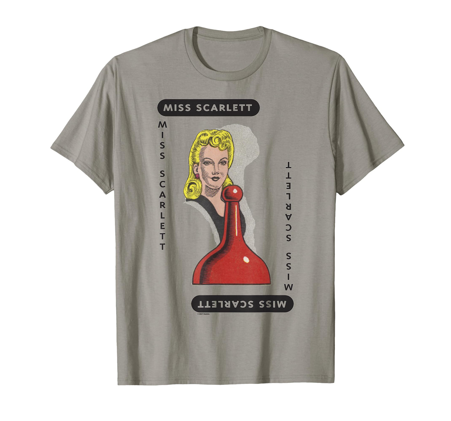 Clue Miss Scarlett Playing Card Halloween Costume T-Shirt