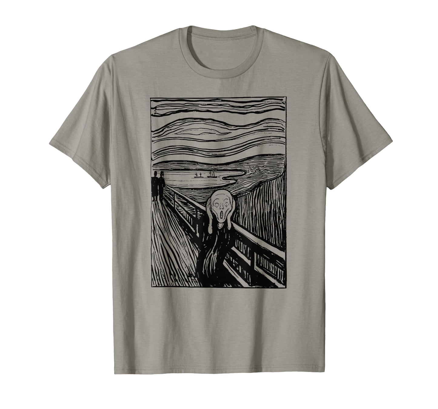 The Scream Famous Art by Munch Artist Painting Vintage T-Shirt
