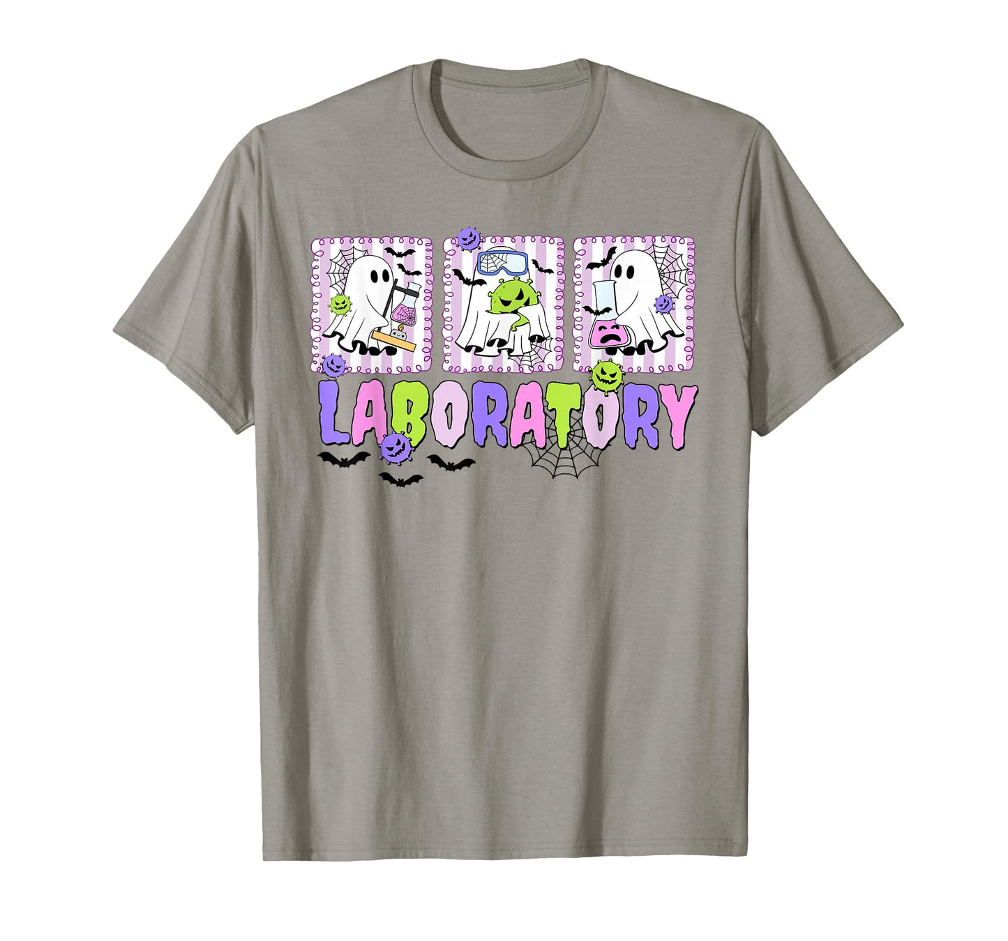 Halloween Boo Lab Spooky Laboratory Science Ghost Costume T-Shirt