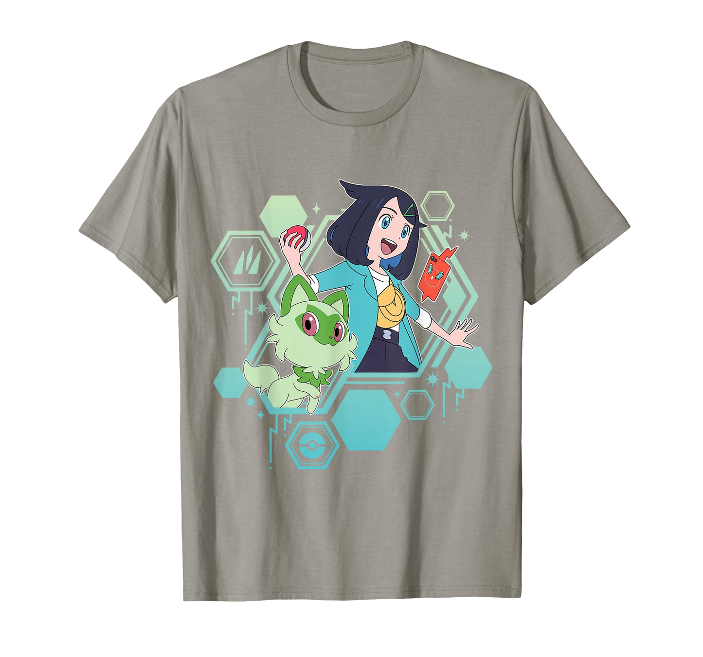 Pokémon - Liko and Sprigatito Paldea Region T-Shirt