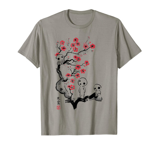 Kodama Japanese Ghosts Japan Fairy Tale T-Shirt