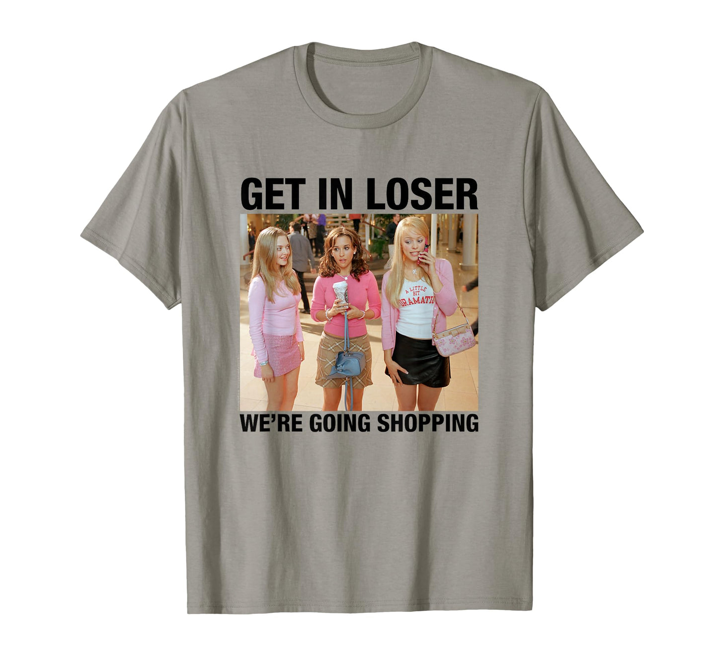 Mean Girls Get in Loser Plastics Group Photo Y2K Movie T-Shirt