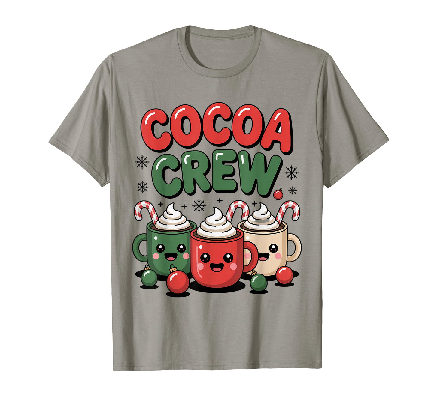 Cocoa Crew Christmas Hot Chocolate Pajamas for Family T-Shirt