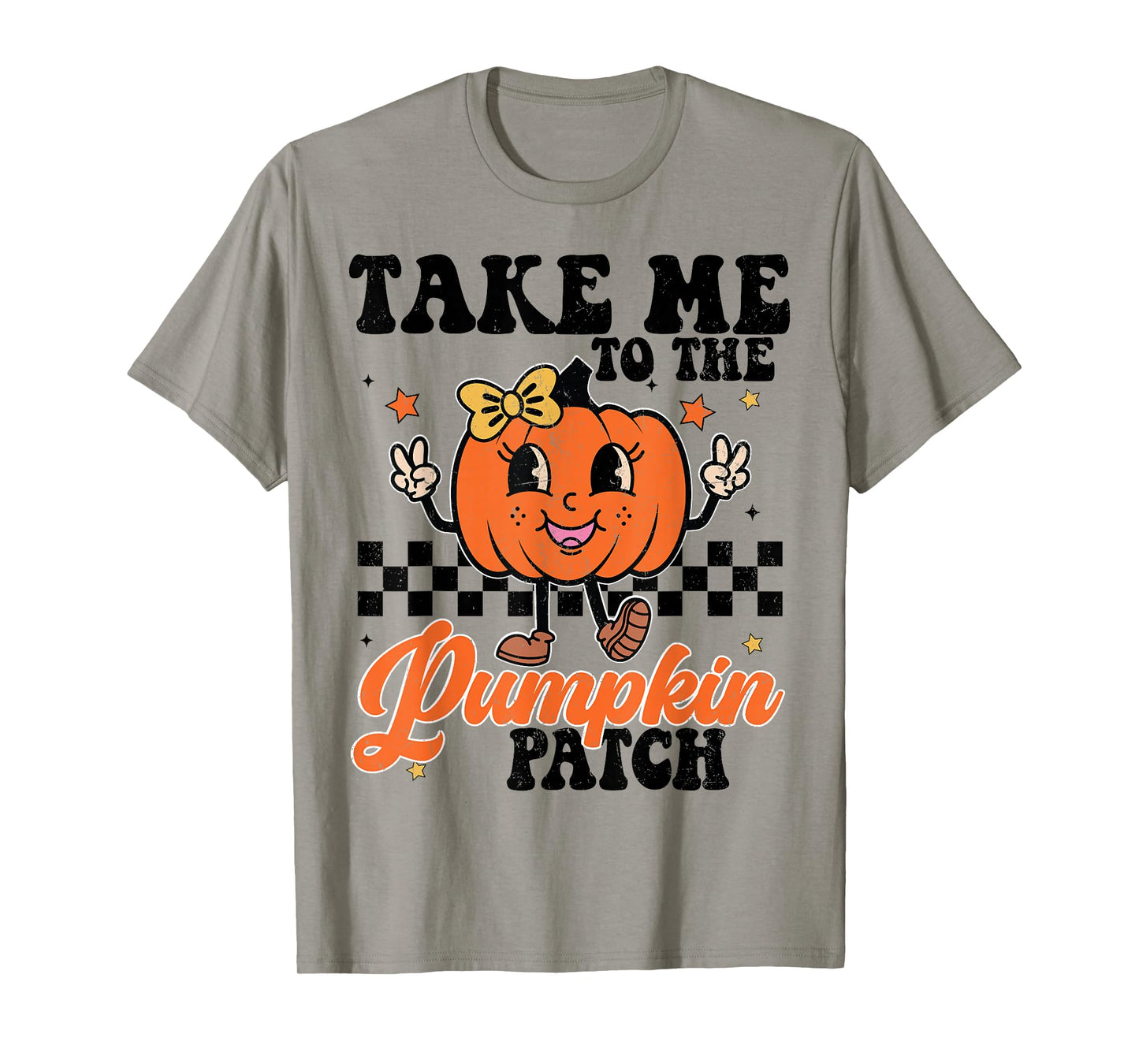 Take Me To Pumpkin Patch Girl Thanksgiving Turkey Trot Tutu T-Shirt