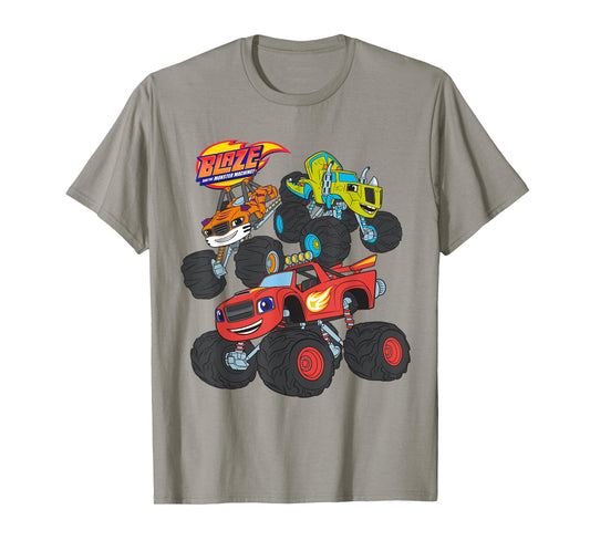 Blaze & The Monster Machines (BLAZE, STRIPES, ZEG) T-Shirt T-Shirt