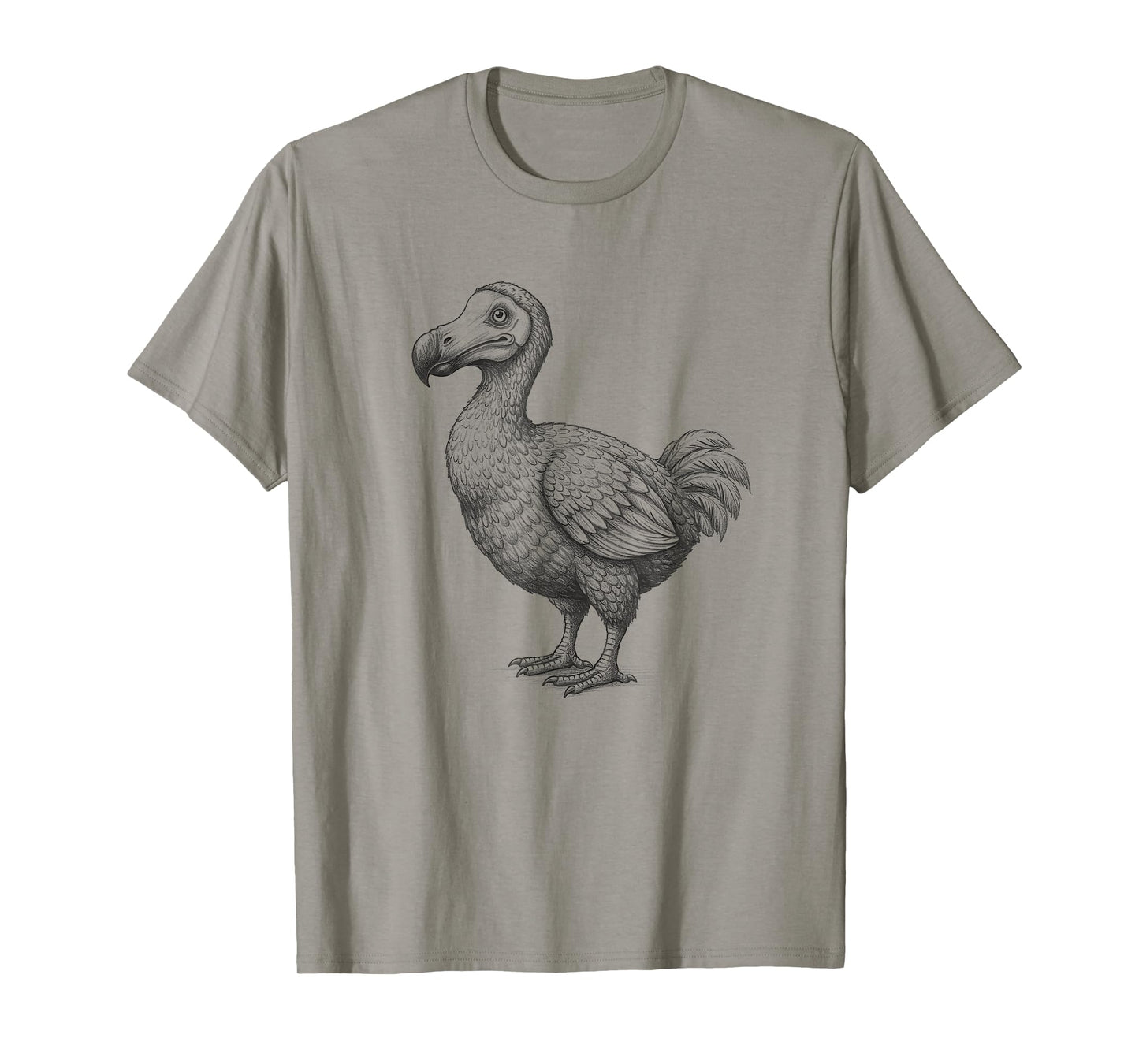 Vintage Dodo Bird Drawing Art Design T-Shirt