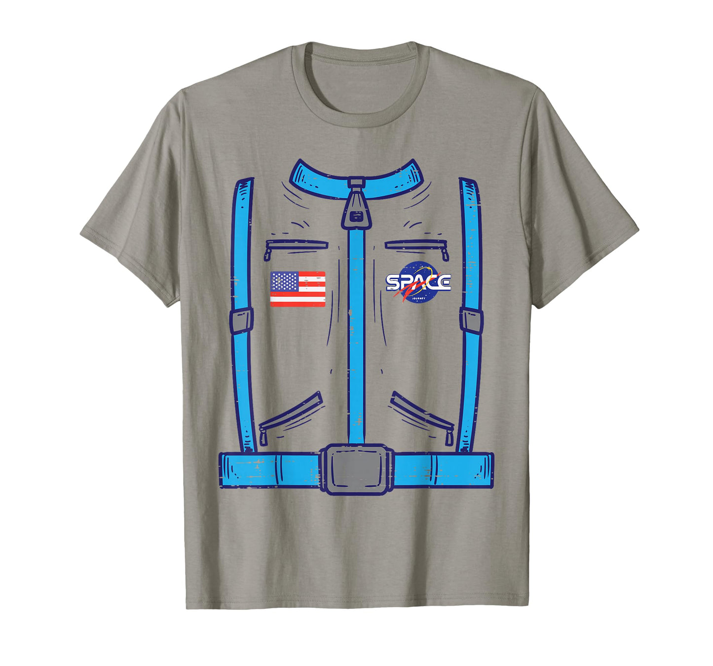 Space Suit Astronaut Cosmos Halloween Costume Men Kids Boys T-Shirt
