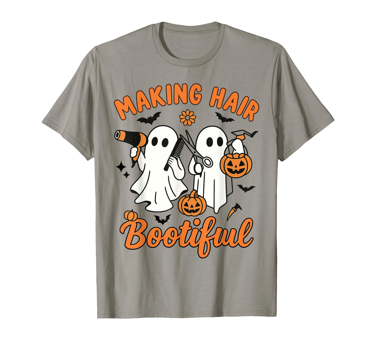 Making Hair Bootiful Funny Scary Ghost Hairdresser Halloween T-Shirt