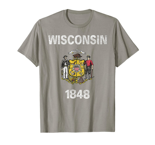 STATE FLAG OF WISCONSIN T-Shirt