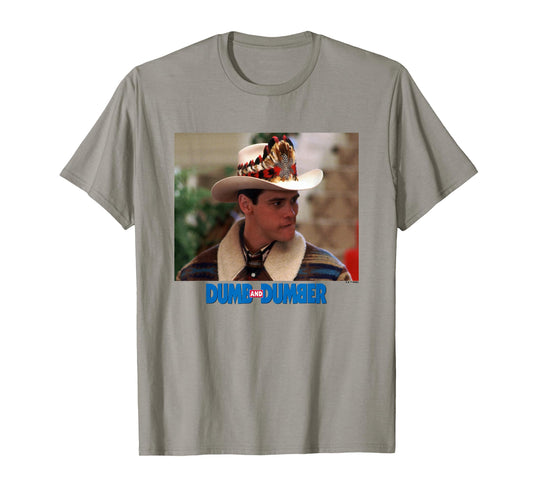 Dumb and Dumber Lloyd Christmas Dressed As Cowboy Scene T-Shirt