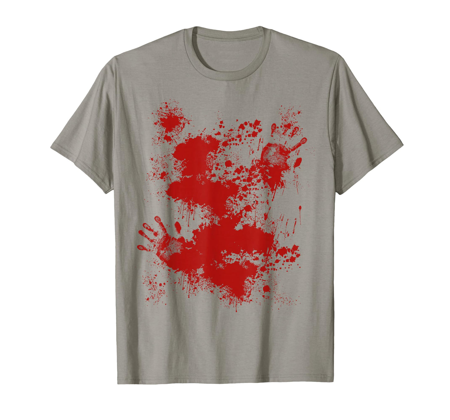 Bloody Wound Halloween Costume, Blood Splatter Injury Zombie T-Shirt
