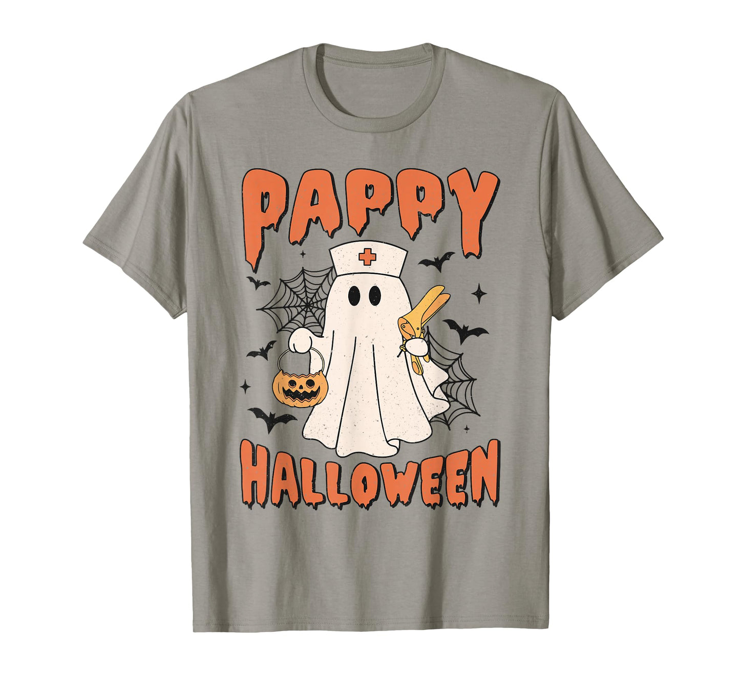 Pappy Halloween Ghost with Speculum OB Nursing Department T-Shirt