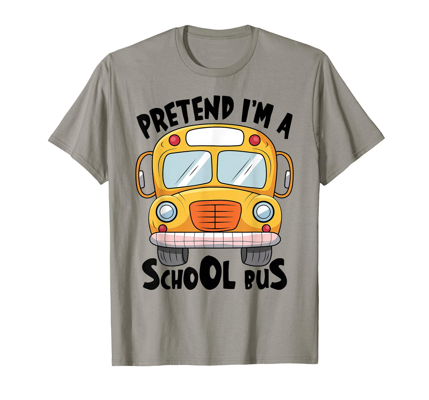 Pretend I'm A School Bus Halloween Costume T-Shirt