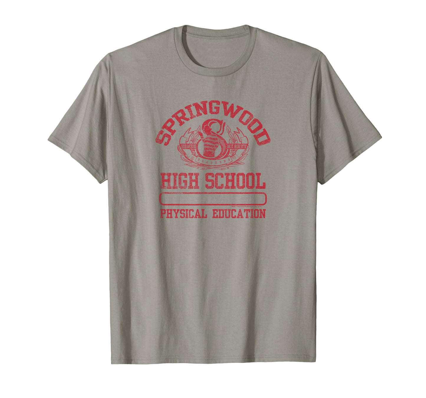 A Nightmare on Elm Street Springwood High School PE Light T-Shirt