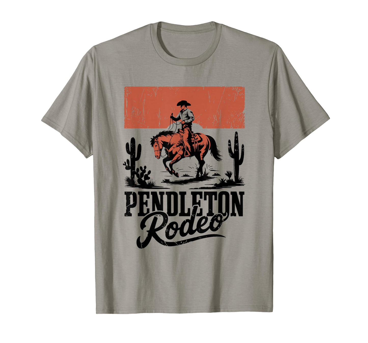 Vintage Cowboy Western Horse Bronc Riding, Pendleton Rodeo T-Shirt