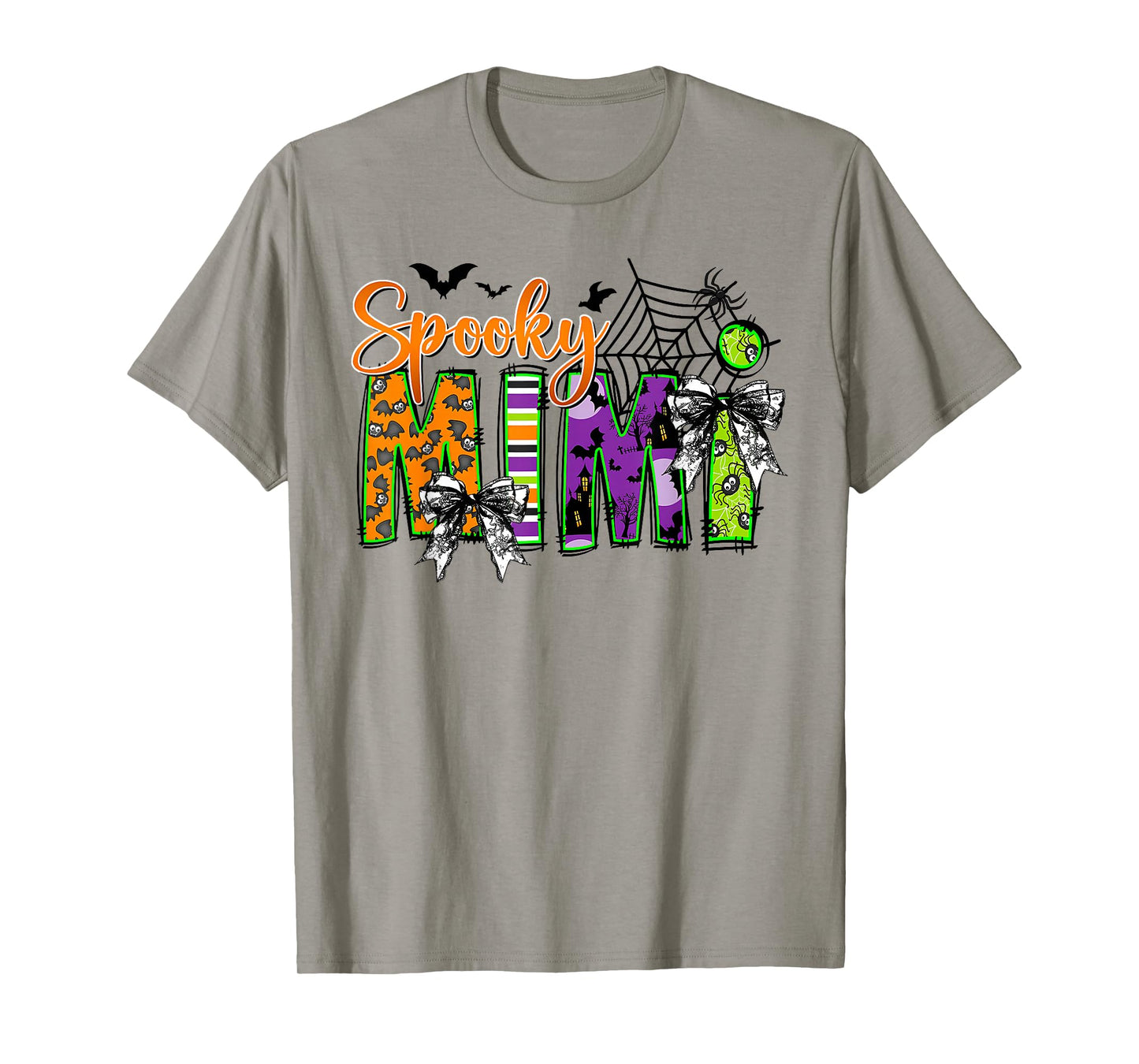 Spooky Mimi Vintage Ghost Halloween Spooky Mom Mother T-Shirt